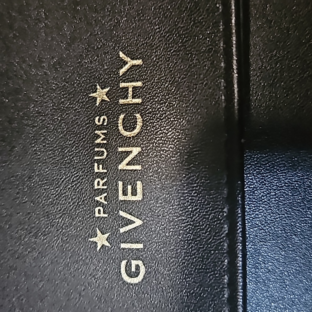 Givenchy black parfums case W11" x H6" approx no call-outs NWOT